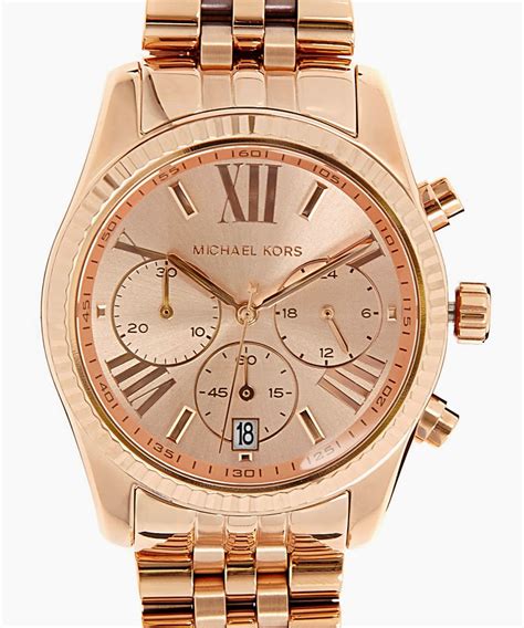 rose gold and red michael kors watch|rose gold mk watch men.